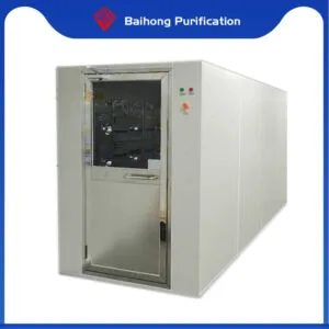 Multi person air shower channel