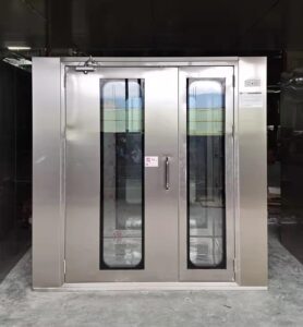Unequal Double Door Air Shower
